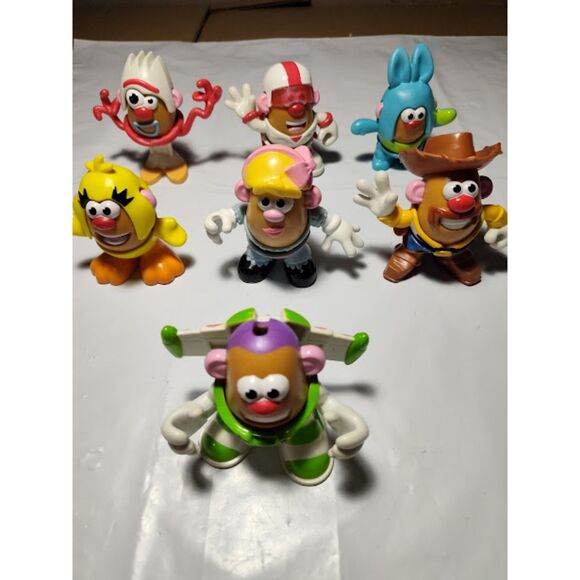 Lot of 7 Disney Toy Story Mr. Potato Head Woody Buzz - Picture 2 of 11